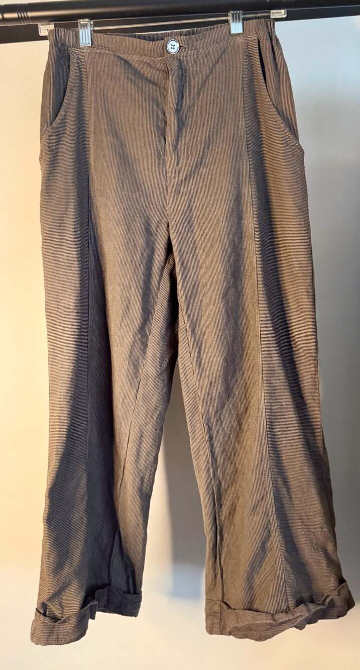 XCVI Stripe Contrast Wide Leg Pants Style 22236 Size S
